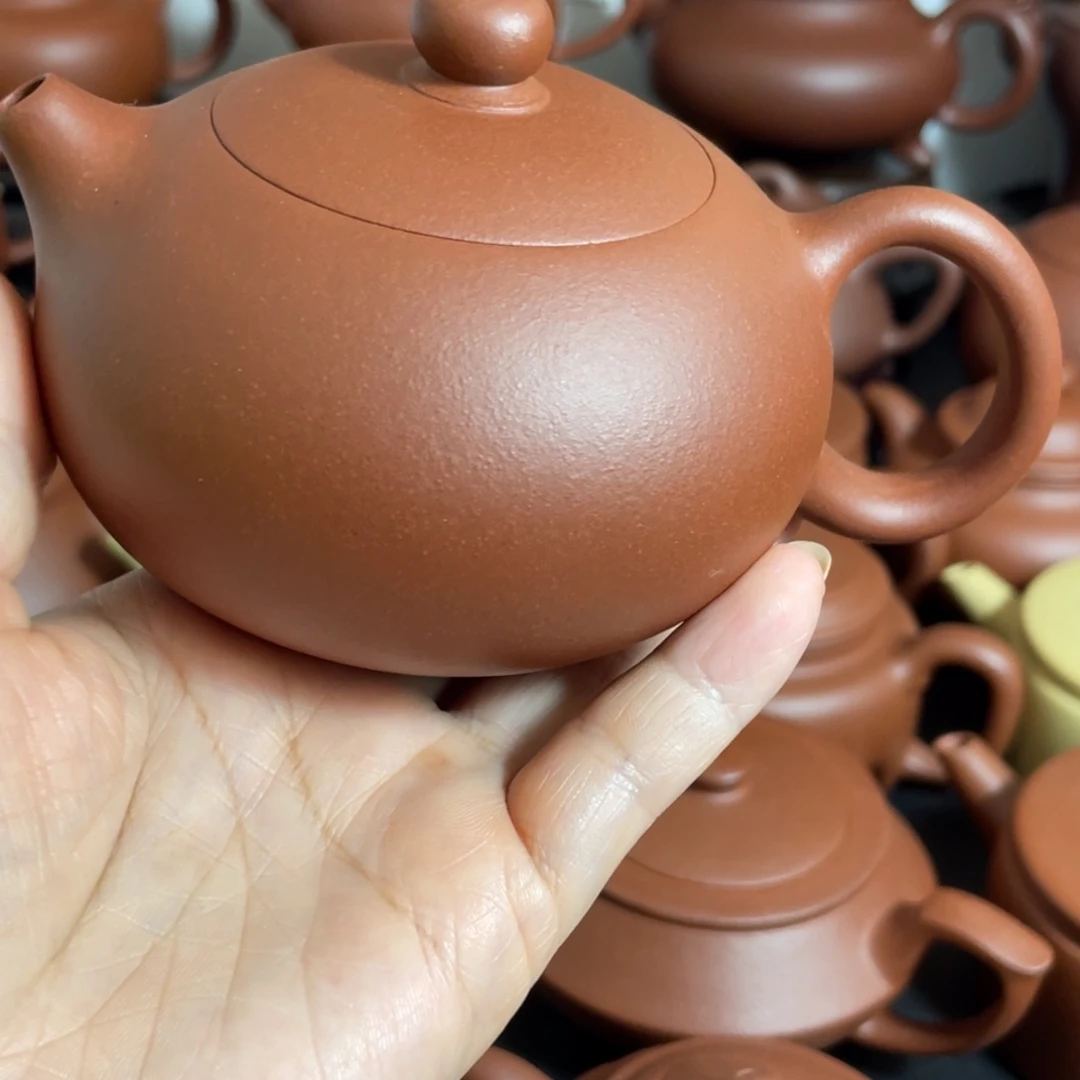 富***）茶壶紫砂卡盖西施壶