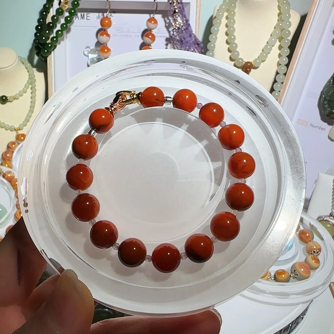 合金手链南红玛瑙J****