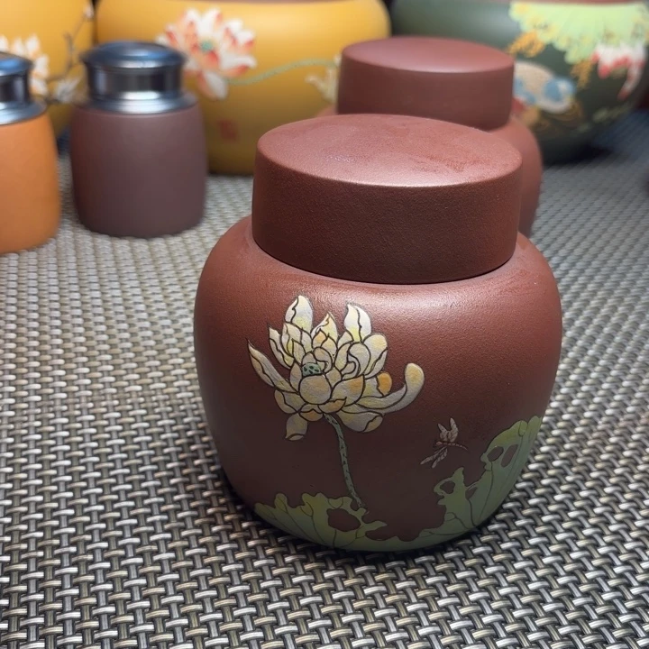 紫砂茶叶罐中高端紫砂茶叶罐