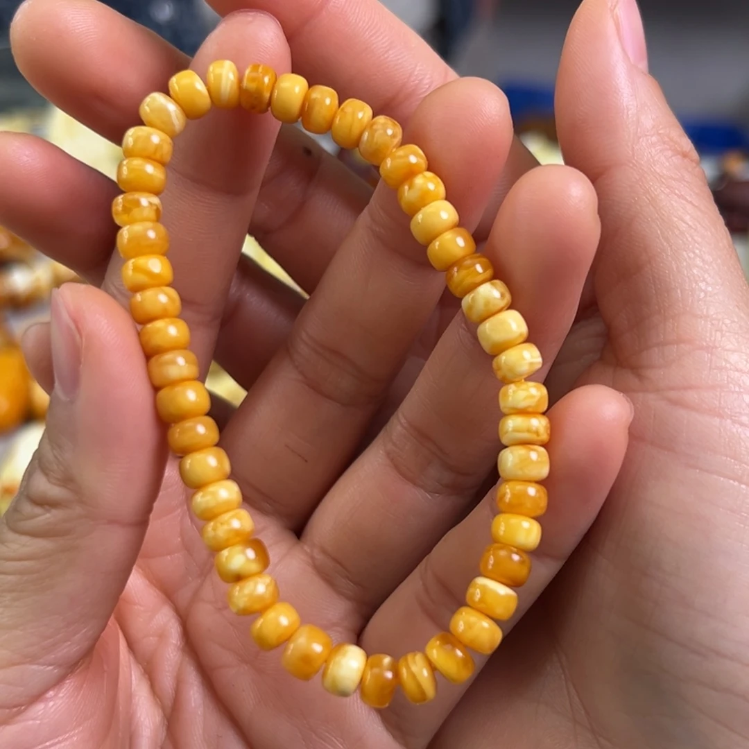 琥珀裸石未镶嵌蜜蜡