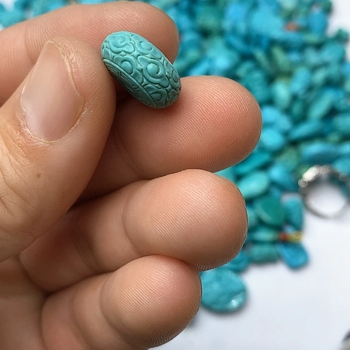 绿松石珠宝奇石未镶嵌