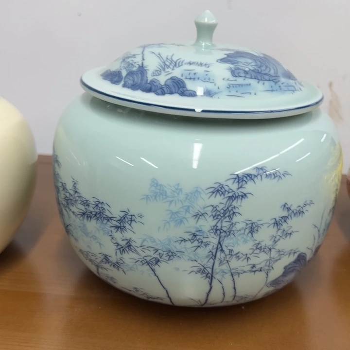 高端陶瓷茶叶密封罐