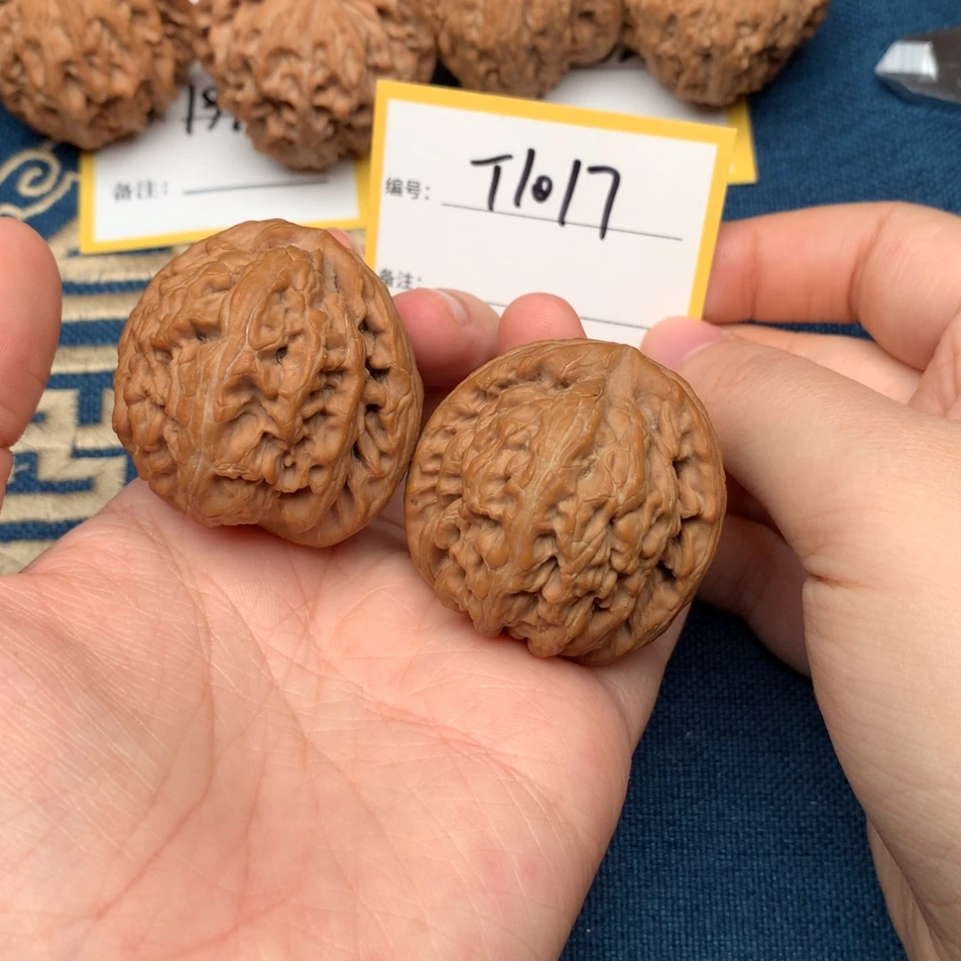 把件文玩核桃41红锦鲤 1017