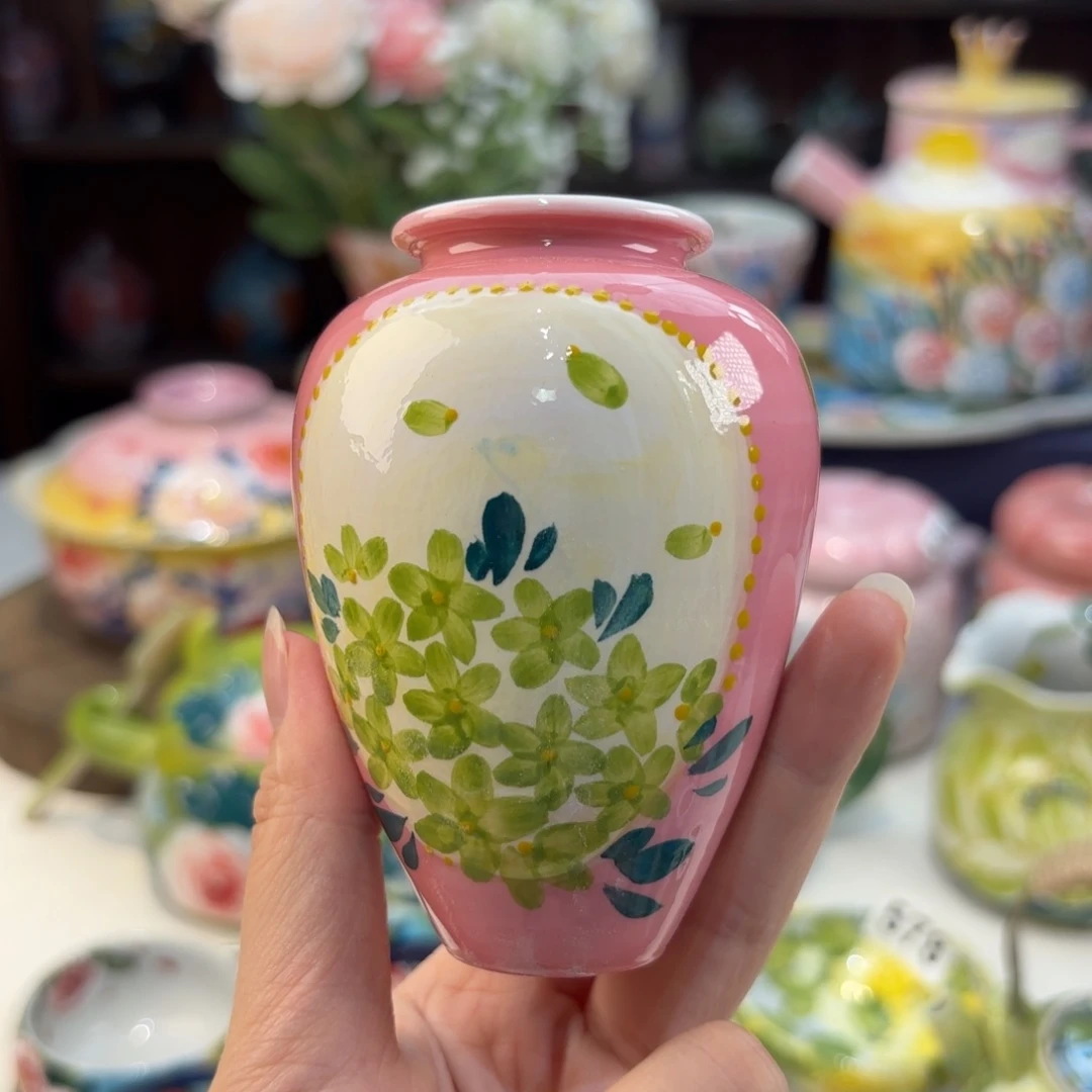 瓷片景德镇手绘高温釉下彩陶瓷茶具