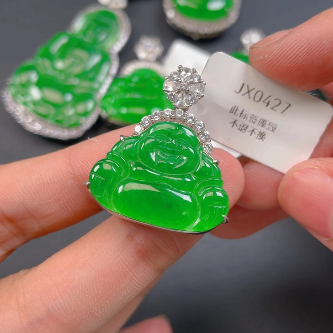 【闪购商品】颈饰银S925镶嵌翡翠翡翠