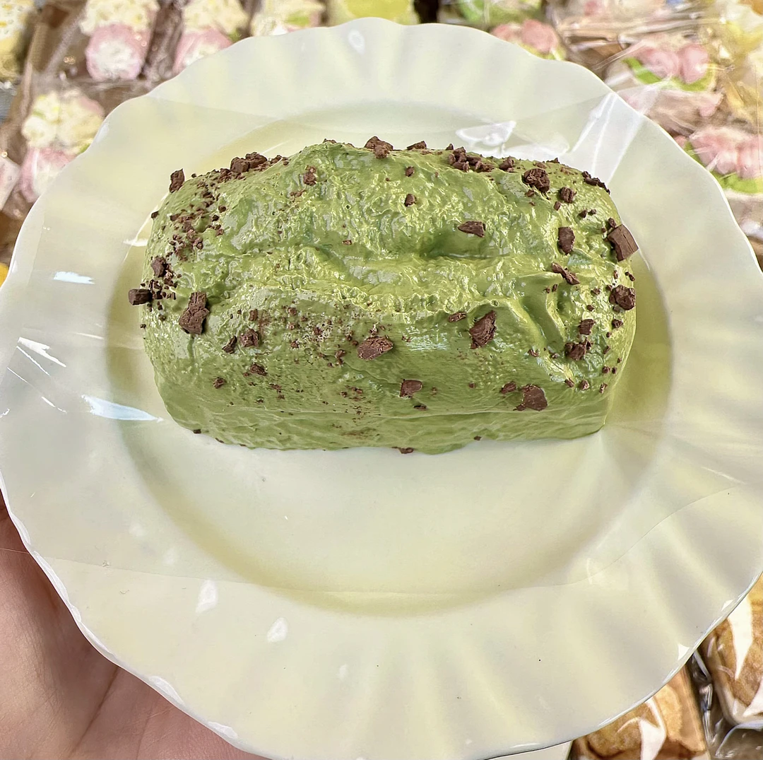 TTB 抹茶磅面包【奶油泥】 捏捏玩具【默认微瑕 no退no换】