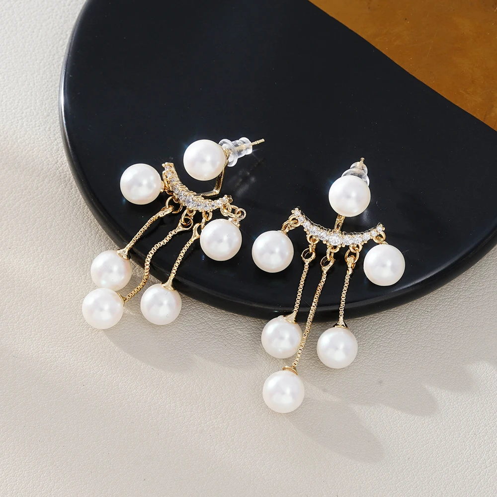 铜合金耳饰 耳环时尚法式小众PT0410