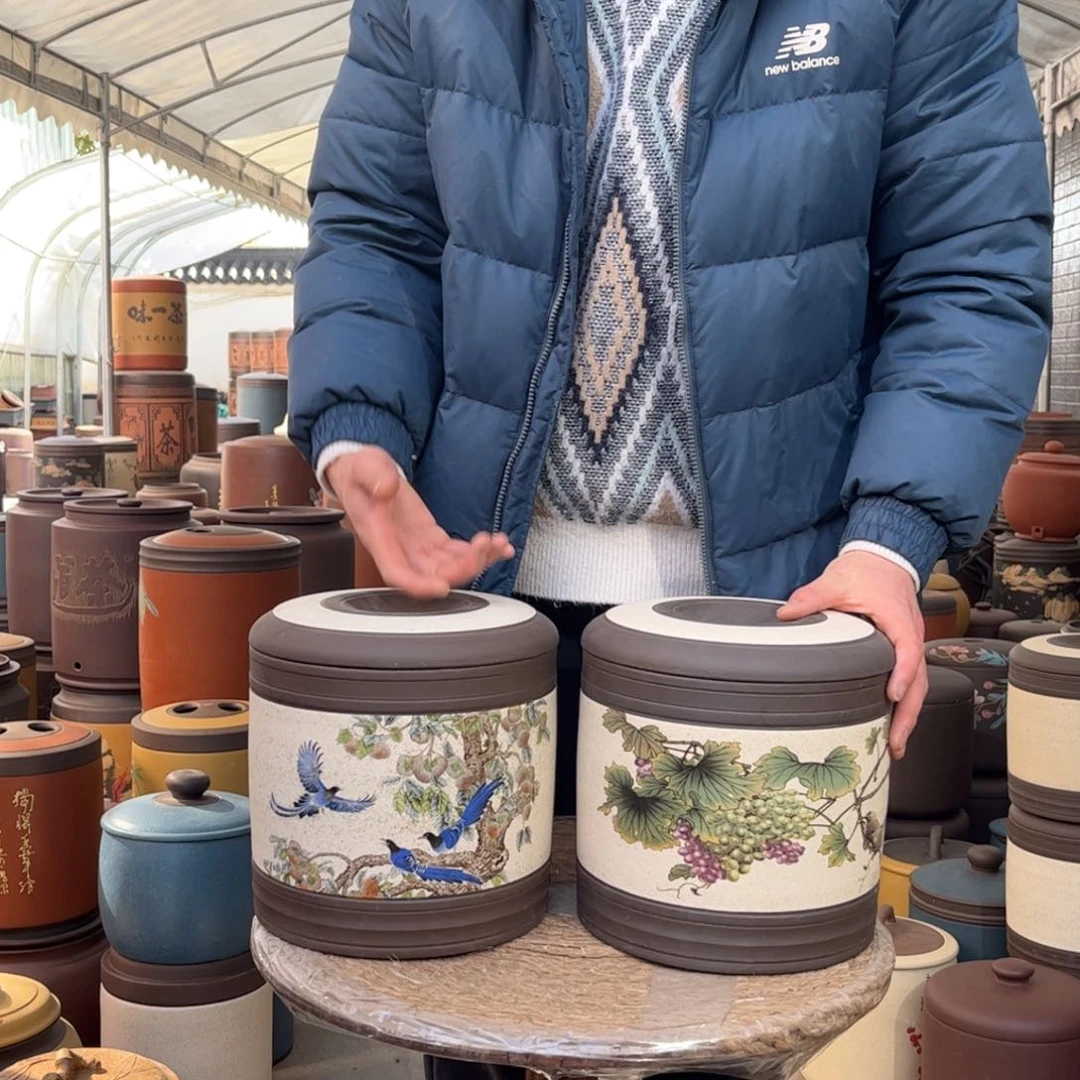 紫砂茶叶罐7 饼茶叶罐