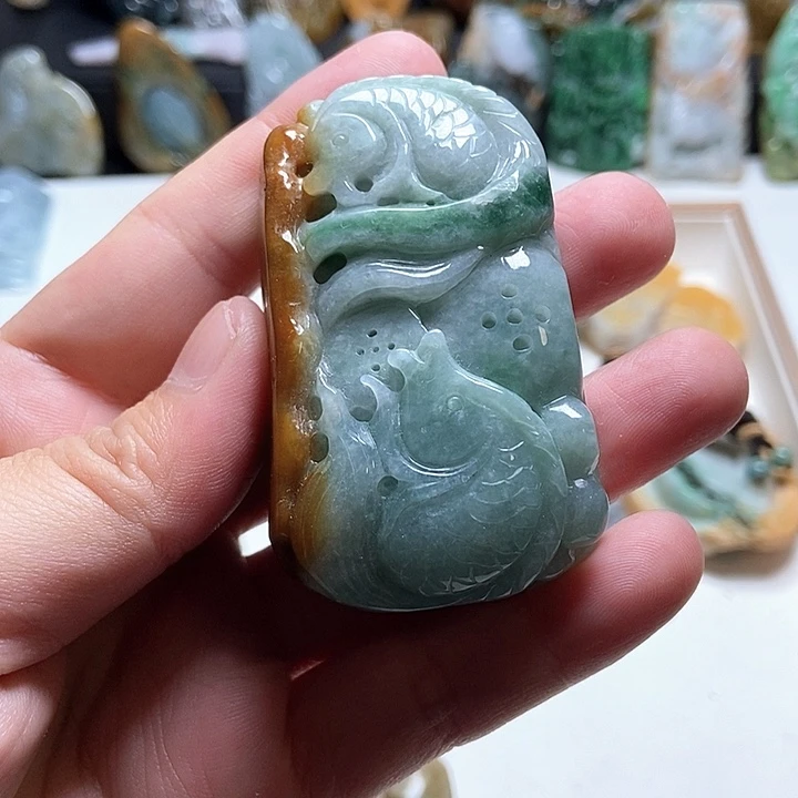 翡翠未镶嵌颈饰翡翠a货