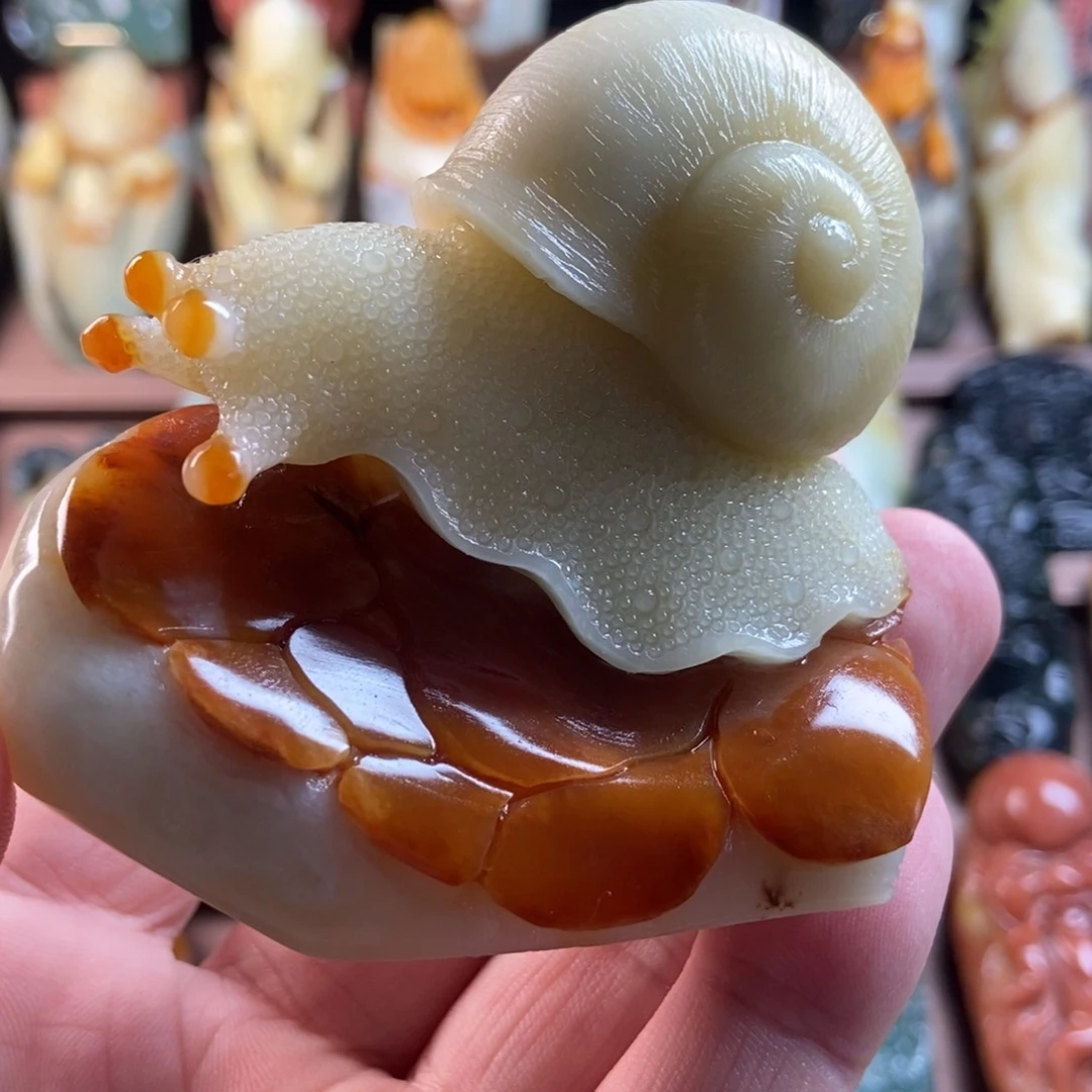 岫玉未镶嵌手把件