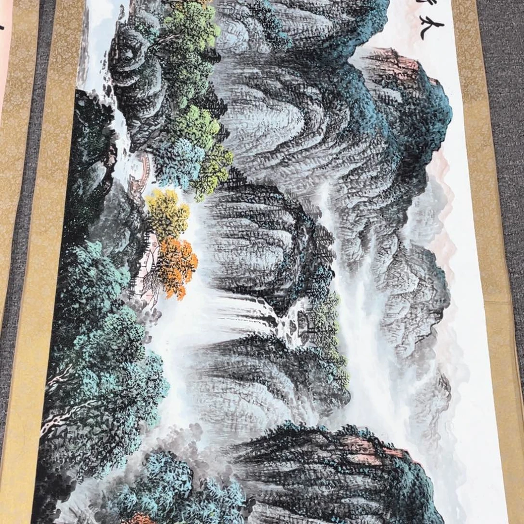 国画老师手笔手绘作品w