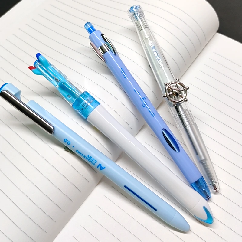 点石新品套装学生大容量刷题考试笔高颜值0.5mm水笔
