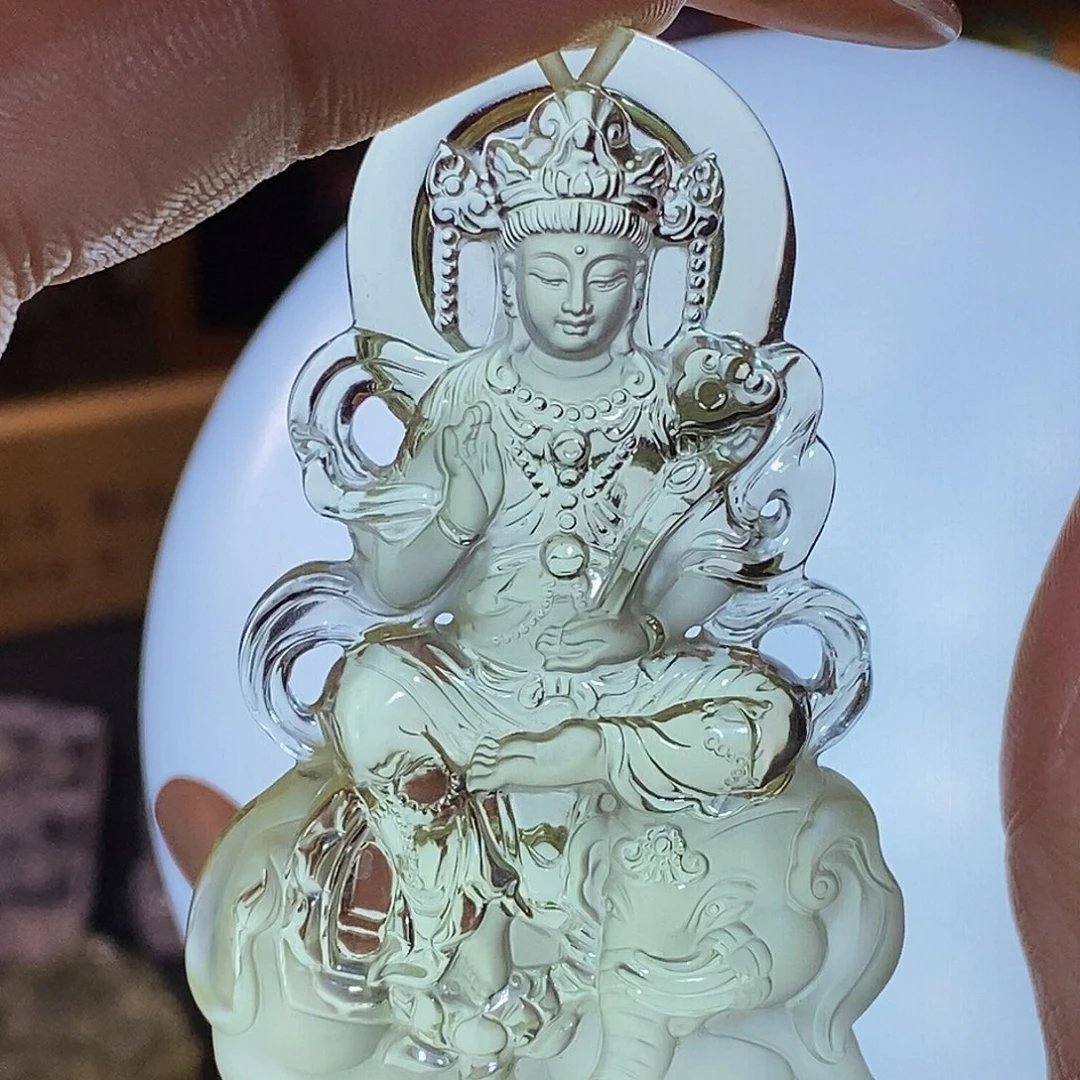 多***币水晶颈饰未镶嵌吊坠