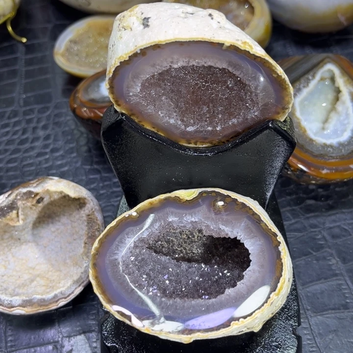 稚***念珠宝半成品水晶未镶嵌晶盆