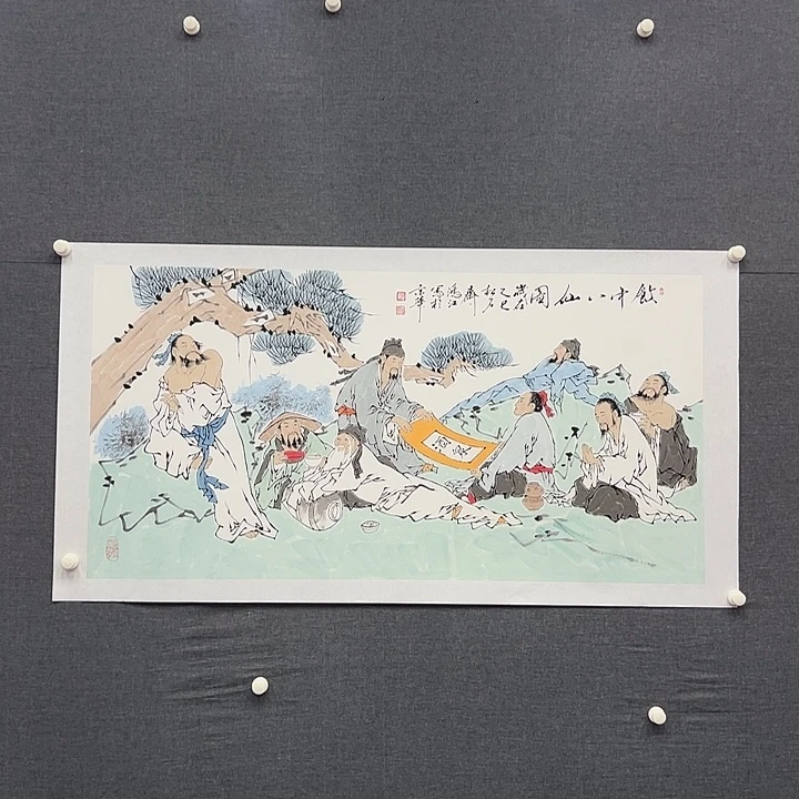 国画书画作品多次