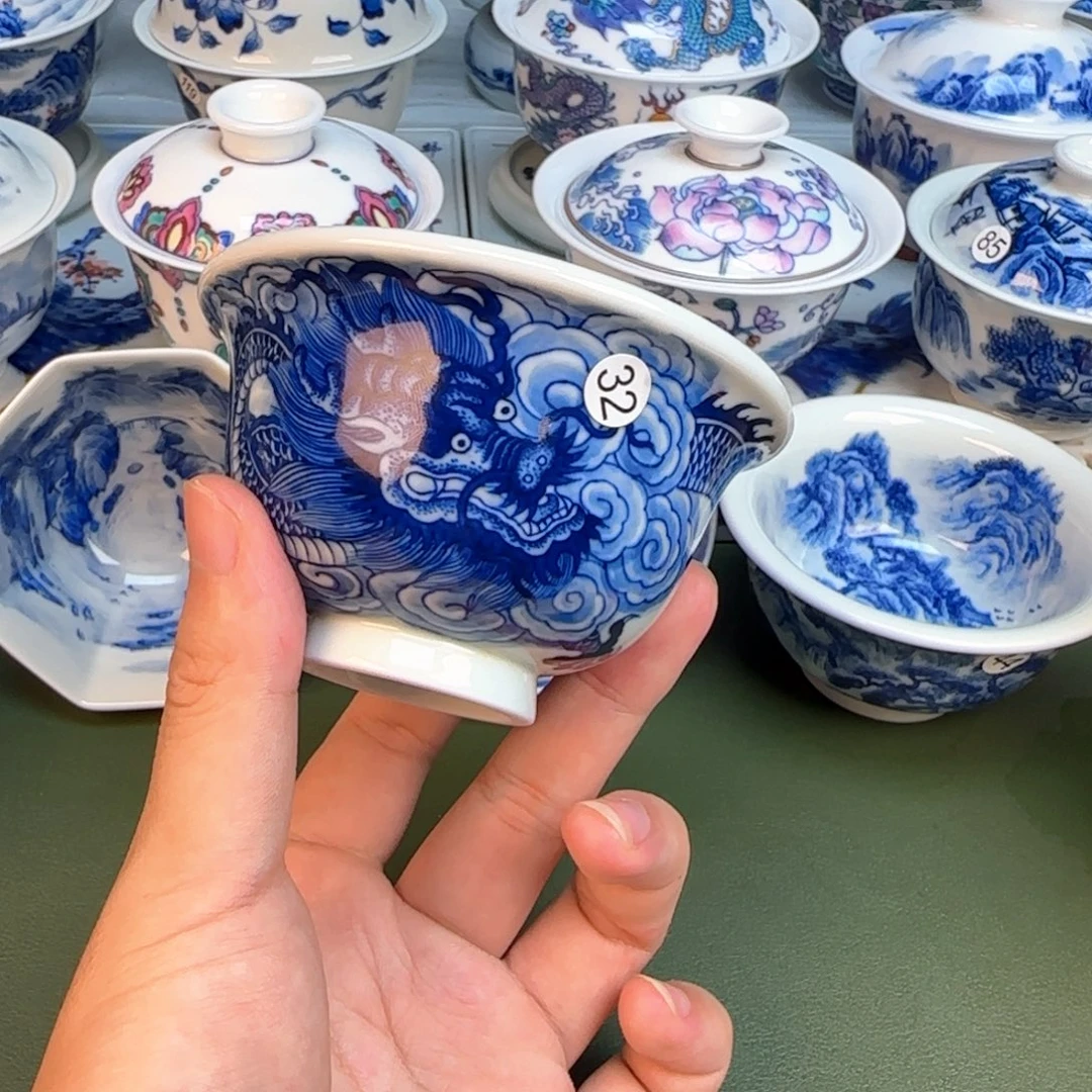彦祖纯手工手绘茶具32