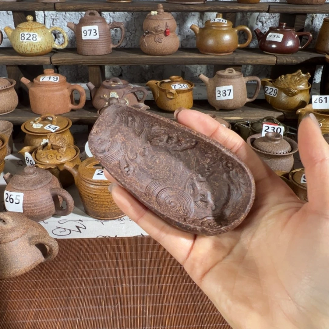 缸微瑕茶则毫升原谷粗瓷高温瓷