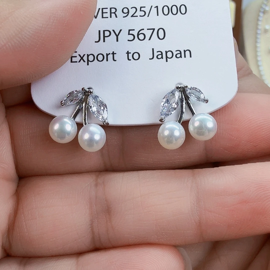 耳饰未镶嵌淡水珍珠