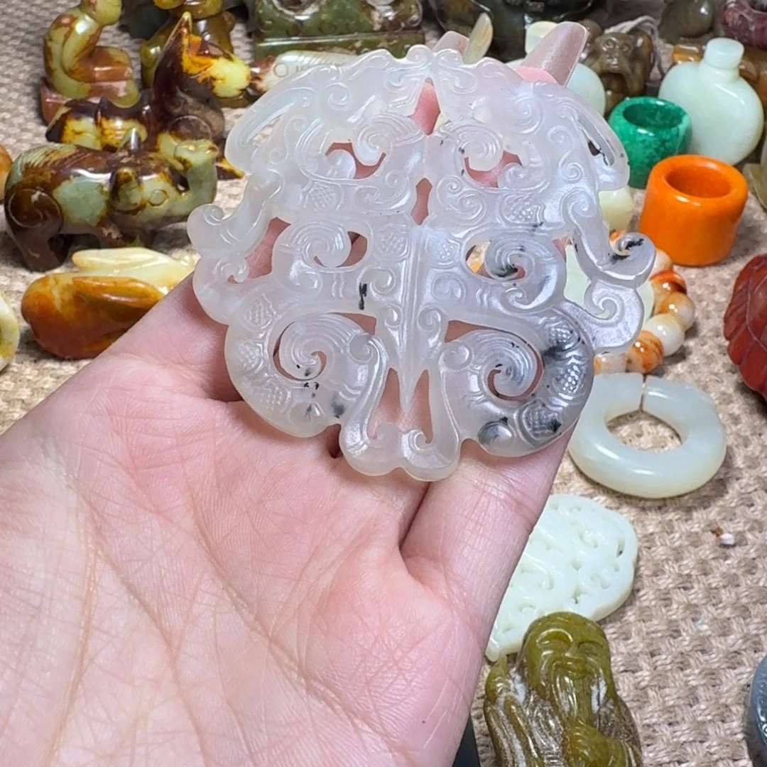 白玉菩提吊坠挂件