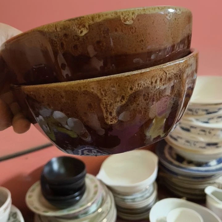 瓷片磁州窑盘碗壶杯有瑕疵
