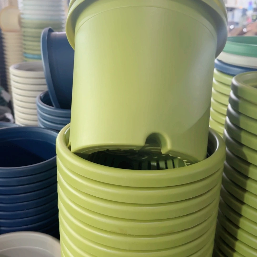 树脂四季盆4#无拖果绿8微瑕