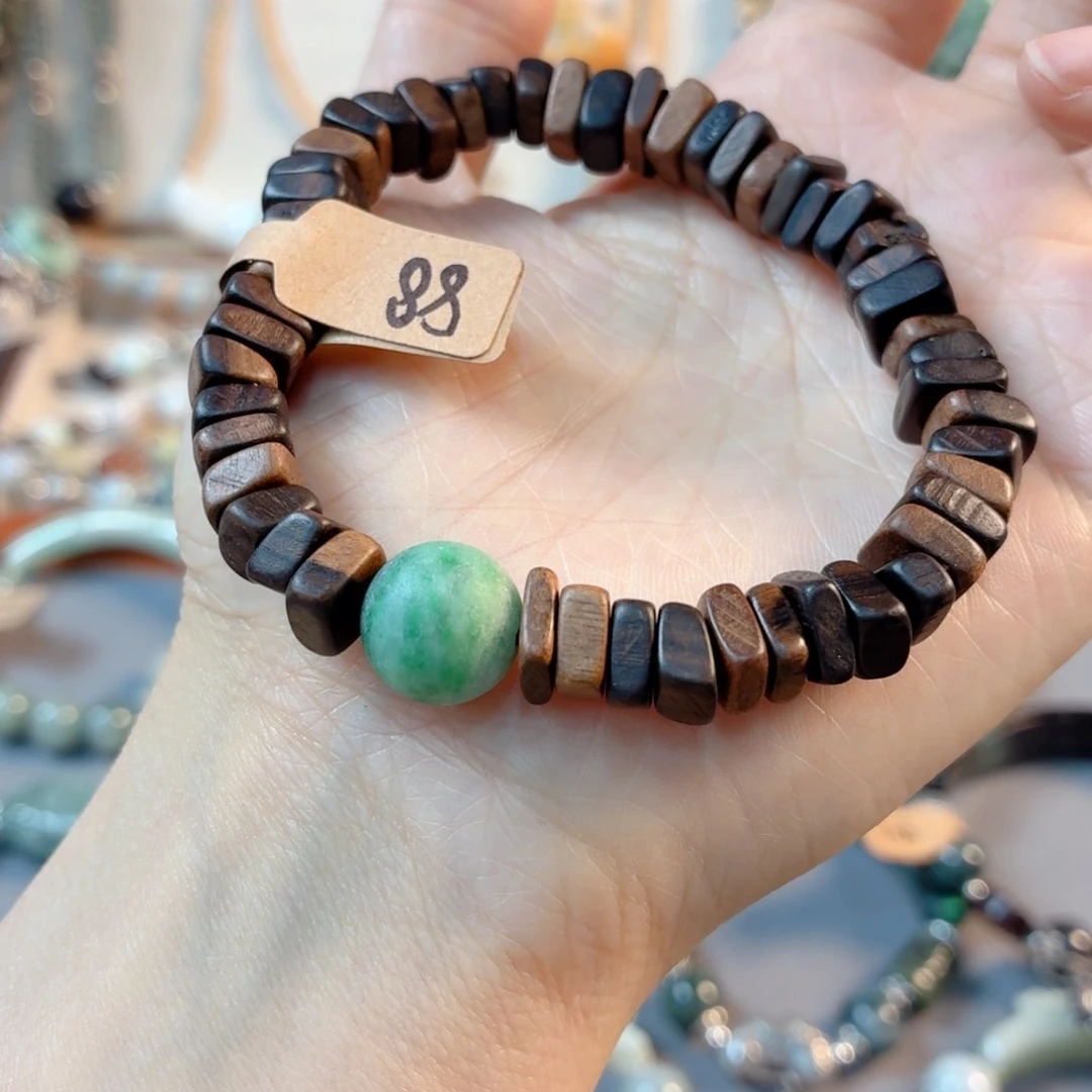 未镶嵌手链翡翠手串