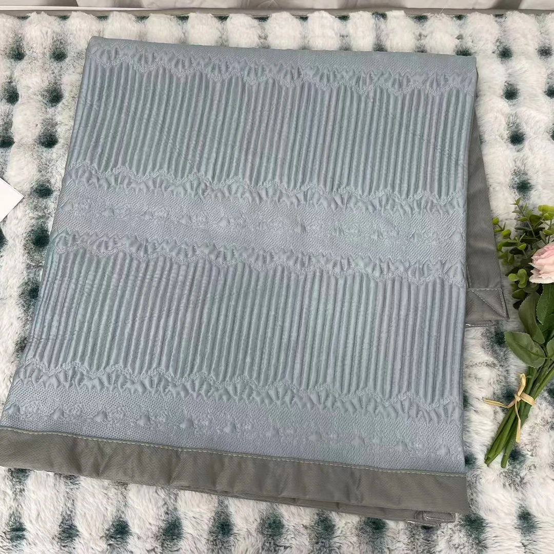 【RR荣荣】冰豆豆凉席-蓝-新款冰豆豆夏季冰丝软凉席【90*200】