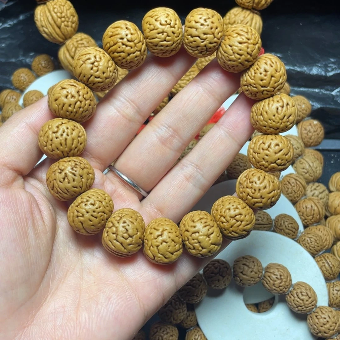 桃木桃核手串18+磨盘