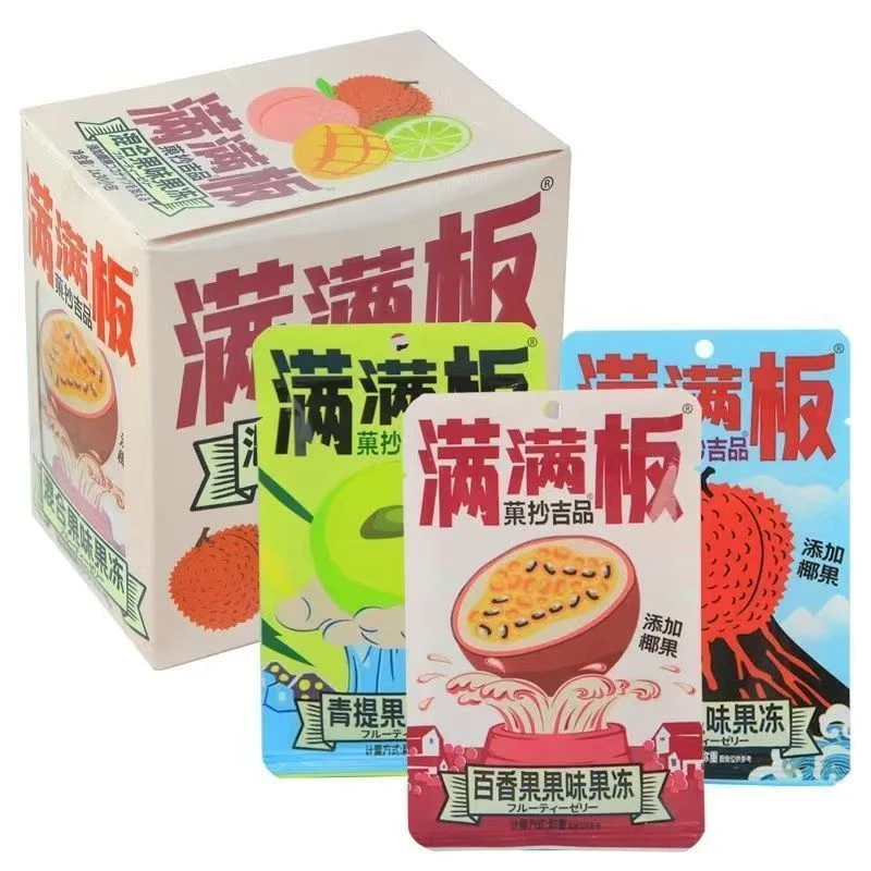 网红果味果冻低脂肪休闲小零食