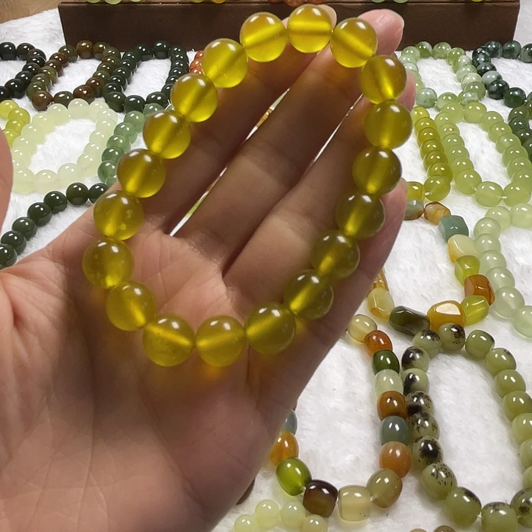 蛇纹石玉未镶嵌手串