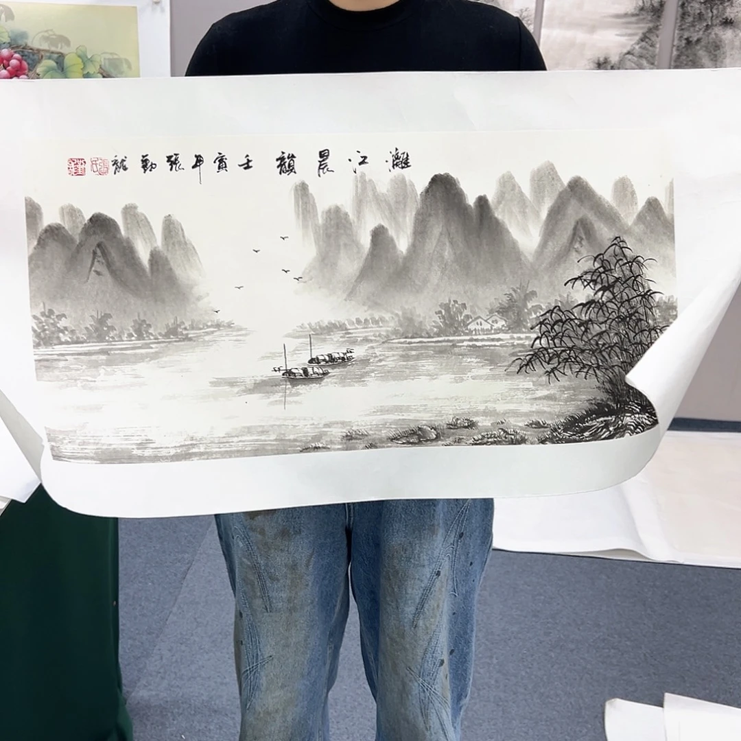 国画宣纸国画纯手绘作品