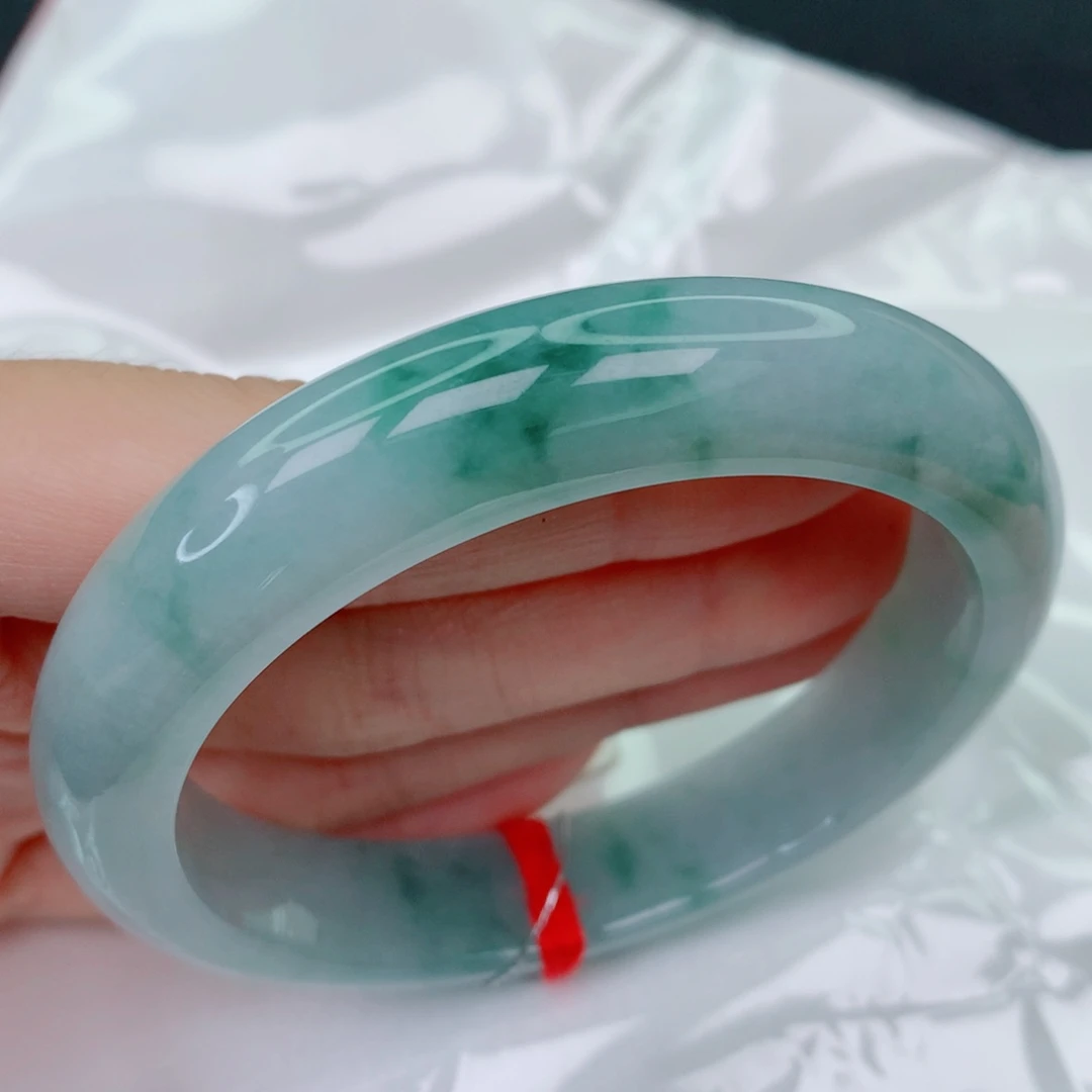 翡翠手镯未镶嵌57正圈