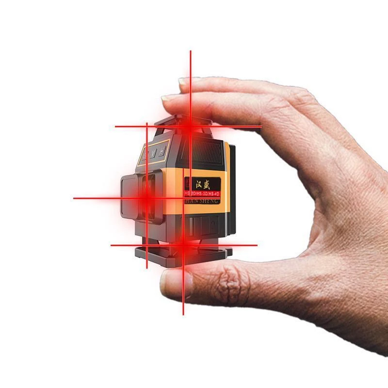 高精度强光迷你8线12线16线红外线水平仪自动调平细线