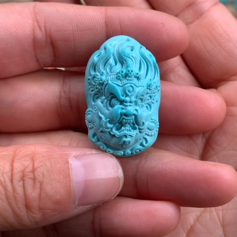 【闪购商品】绿松石黑天未镶嵌