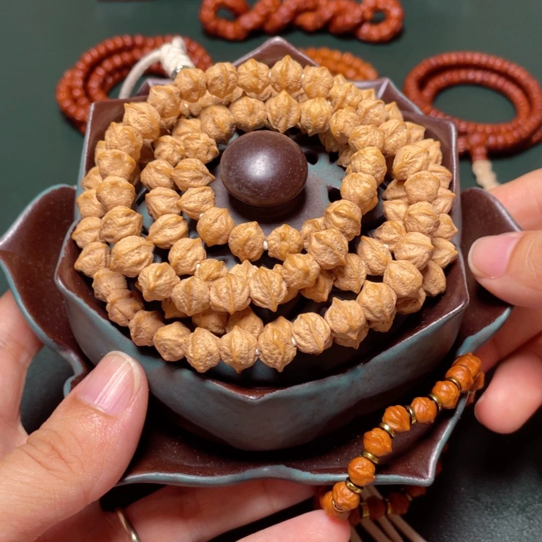 吊坠柏香籽/百香籽金蟾长串