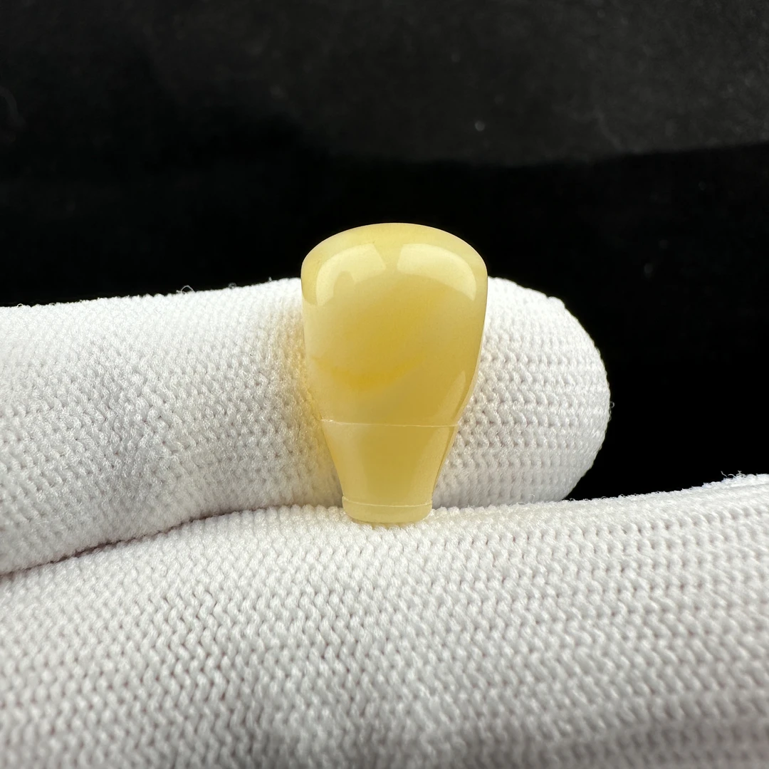 Z3457天然原矿蜜蜡 三通11.8*18.6mm支持复检 假一罚四