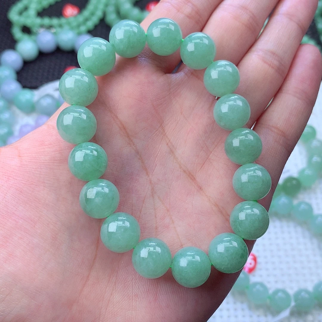 翡翠未镶嵌毛衣链