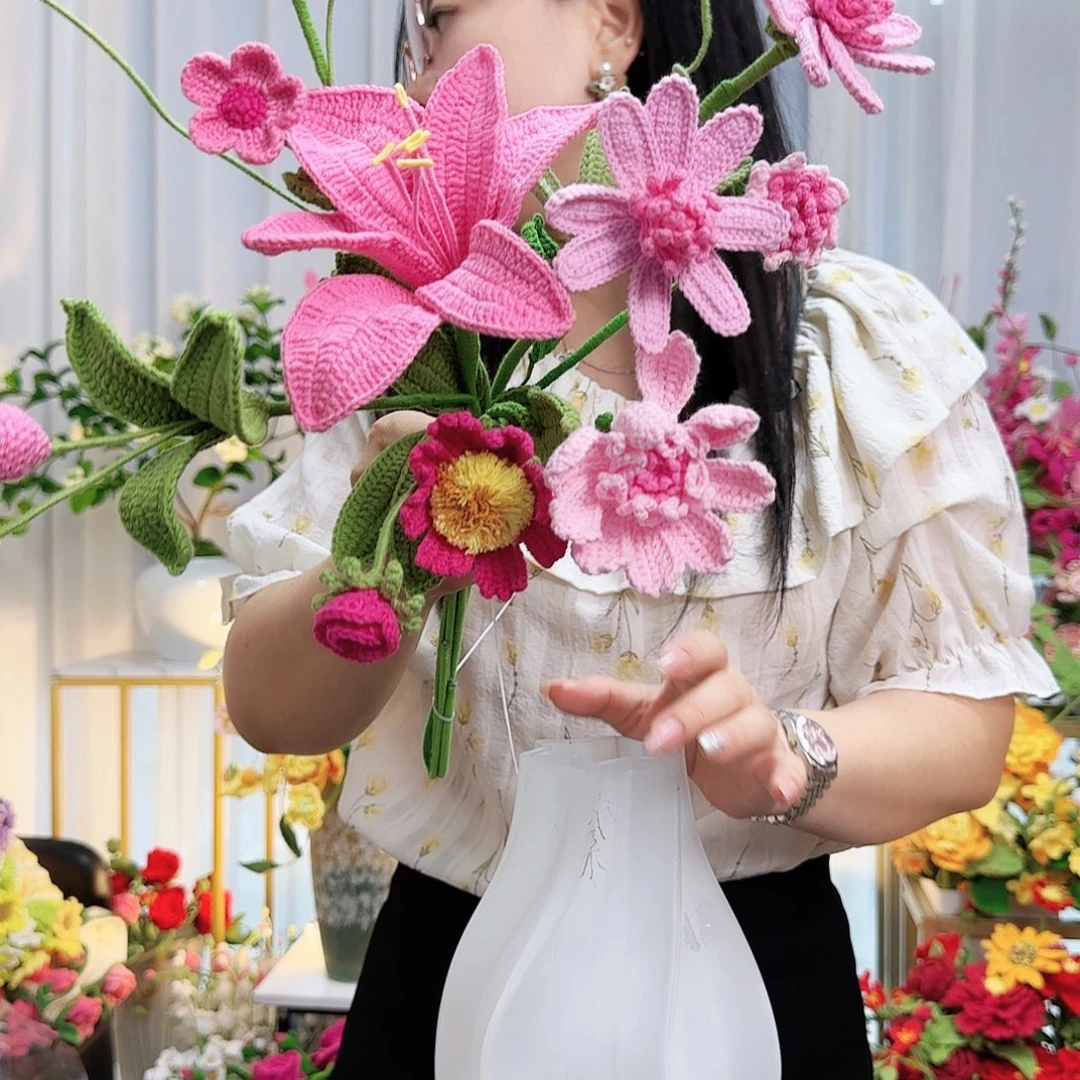 莱赛尔纤维棉百合花束