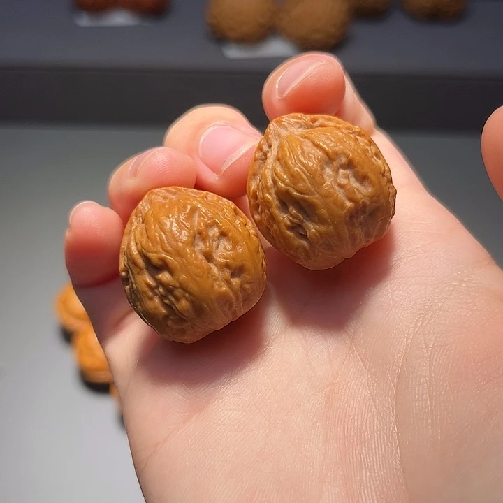 把件文玩核桃方墩975