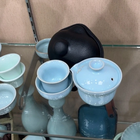 瓷片陶瓷茶具汝瓷茶具