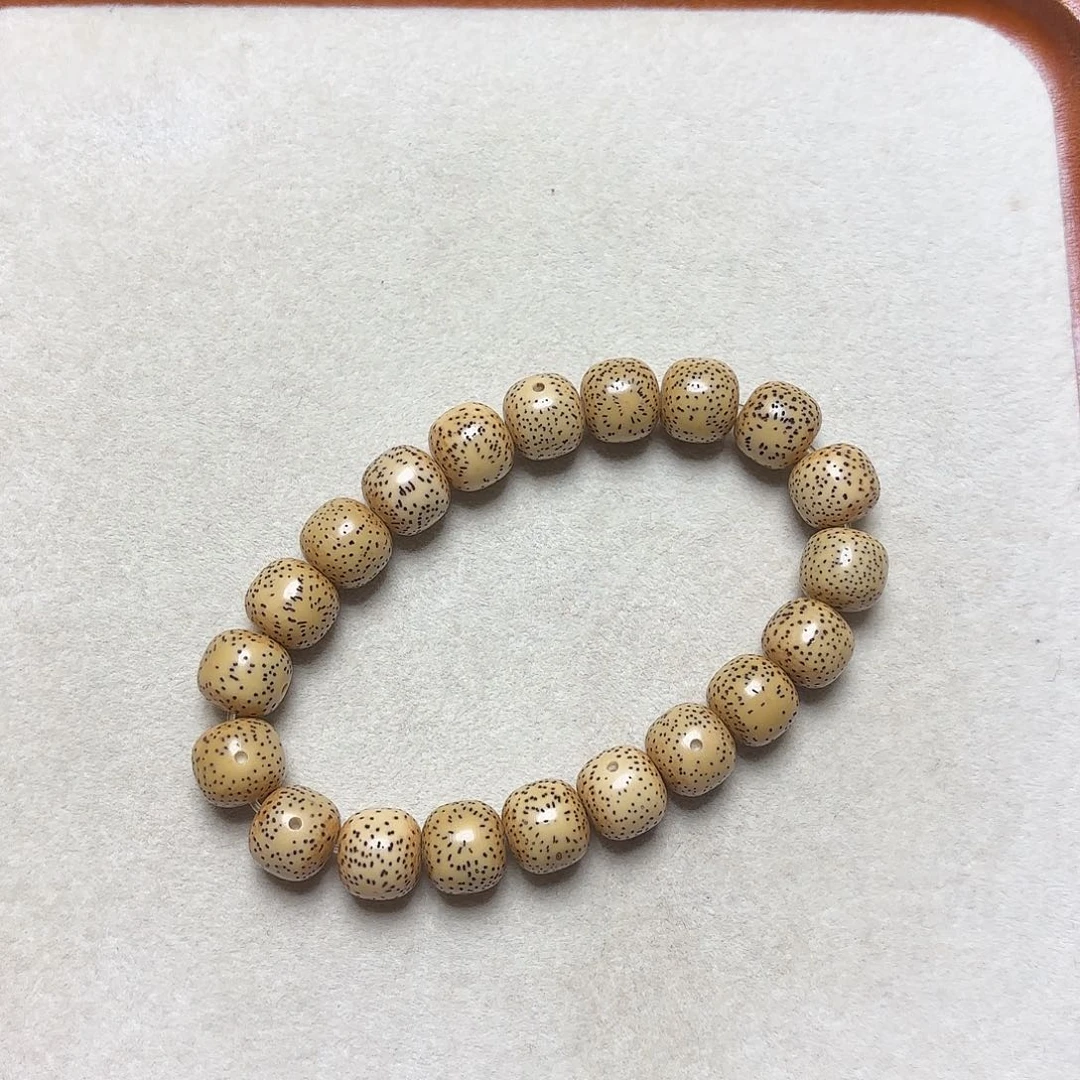 手串星月菩提11mm鸡油黄星月手串