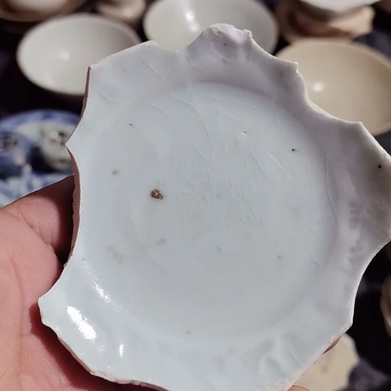 瓷片青花影青杯垫学习标夲