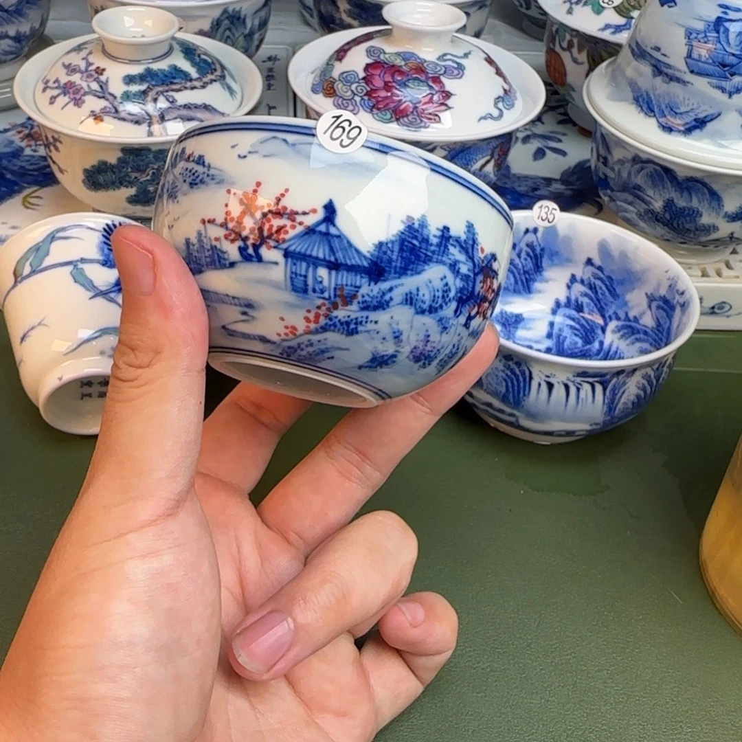 彦祖纯手工手绘茶具169