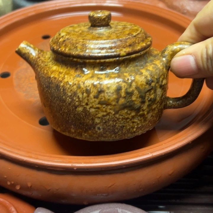 茶壶紫砂宜兴原矿金丝楠木