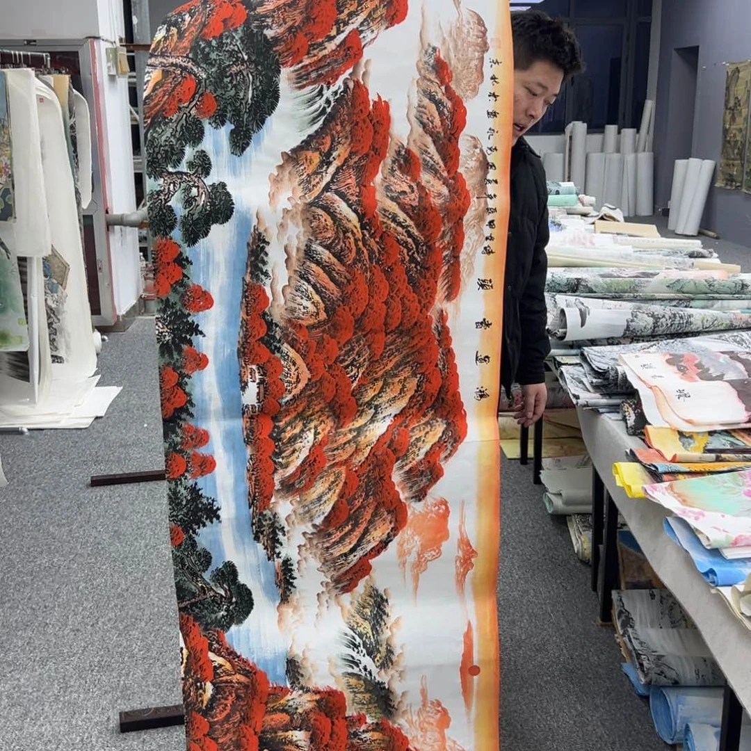 国画卖字画的小老板