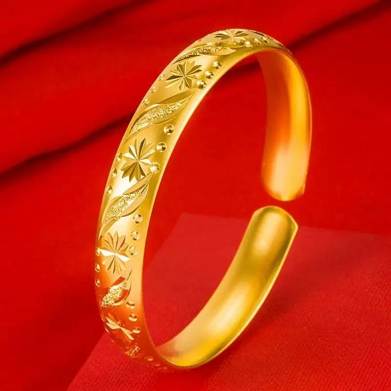 金世福高端精品时尚款福利补贴 车花手镯