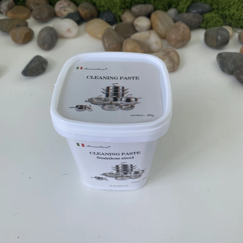MarsenRotn不锈钢清洁膏400g金刚砂清洁泥多功能家用去