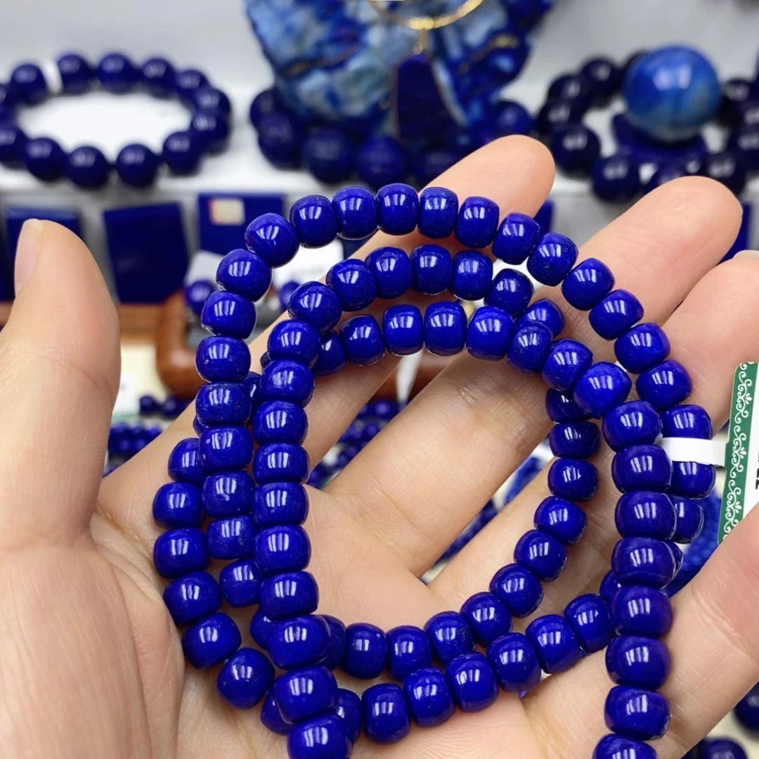 青金石颈饰未镶嵌华*