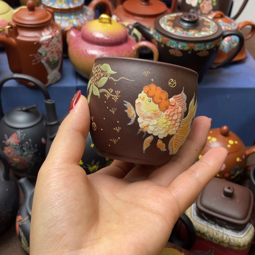 紫砂茶杯紫砂主人杯170cc