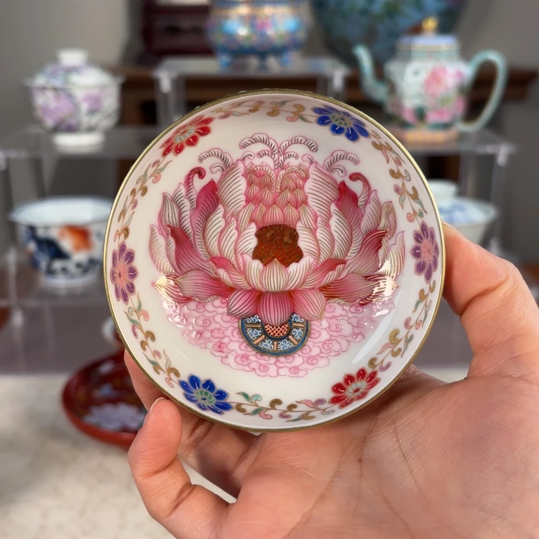 纯手工手绘 高端茶器